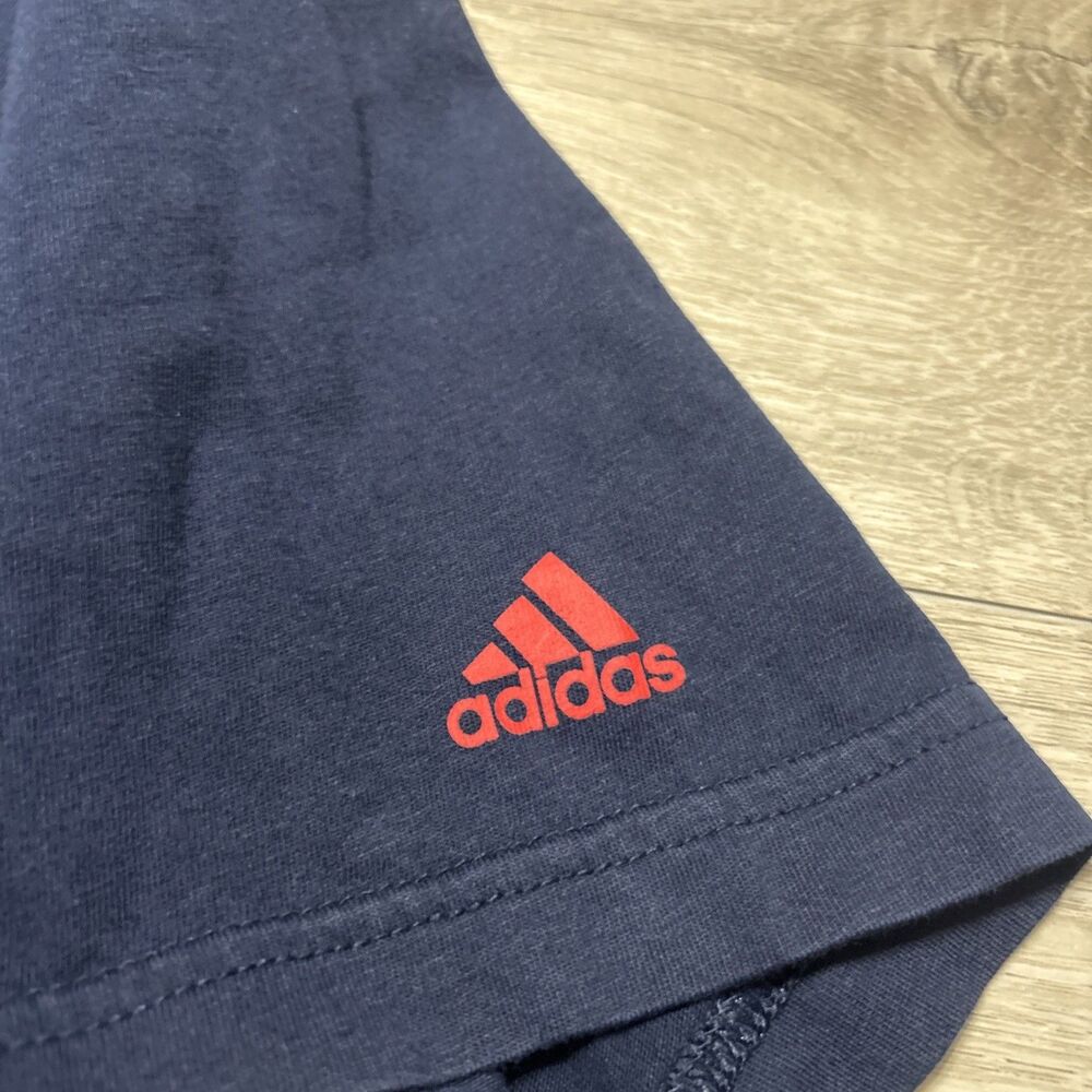 Adidas FIFA World Cup Russia 2018 T-Shirt Navy Blue Soccer Graphic Tee Men M - Picture 3 of 5